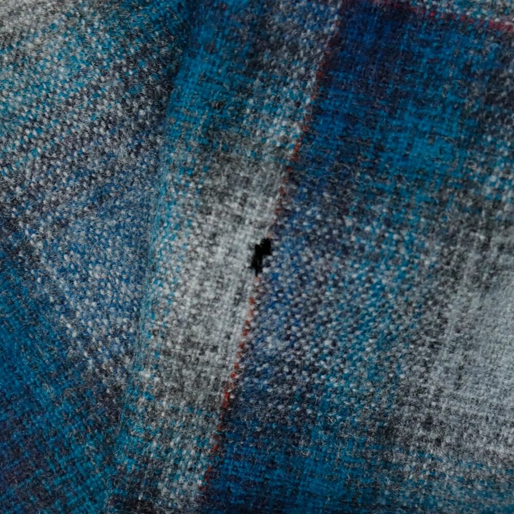 Vintage Pendleton Outdoorsman Blue Wool Button Up Size XL - Picture 6 of 7